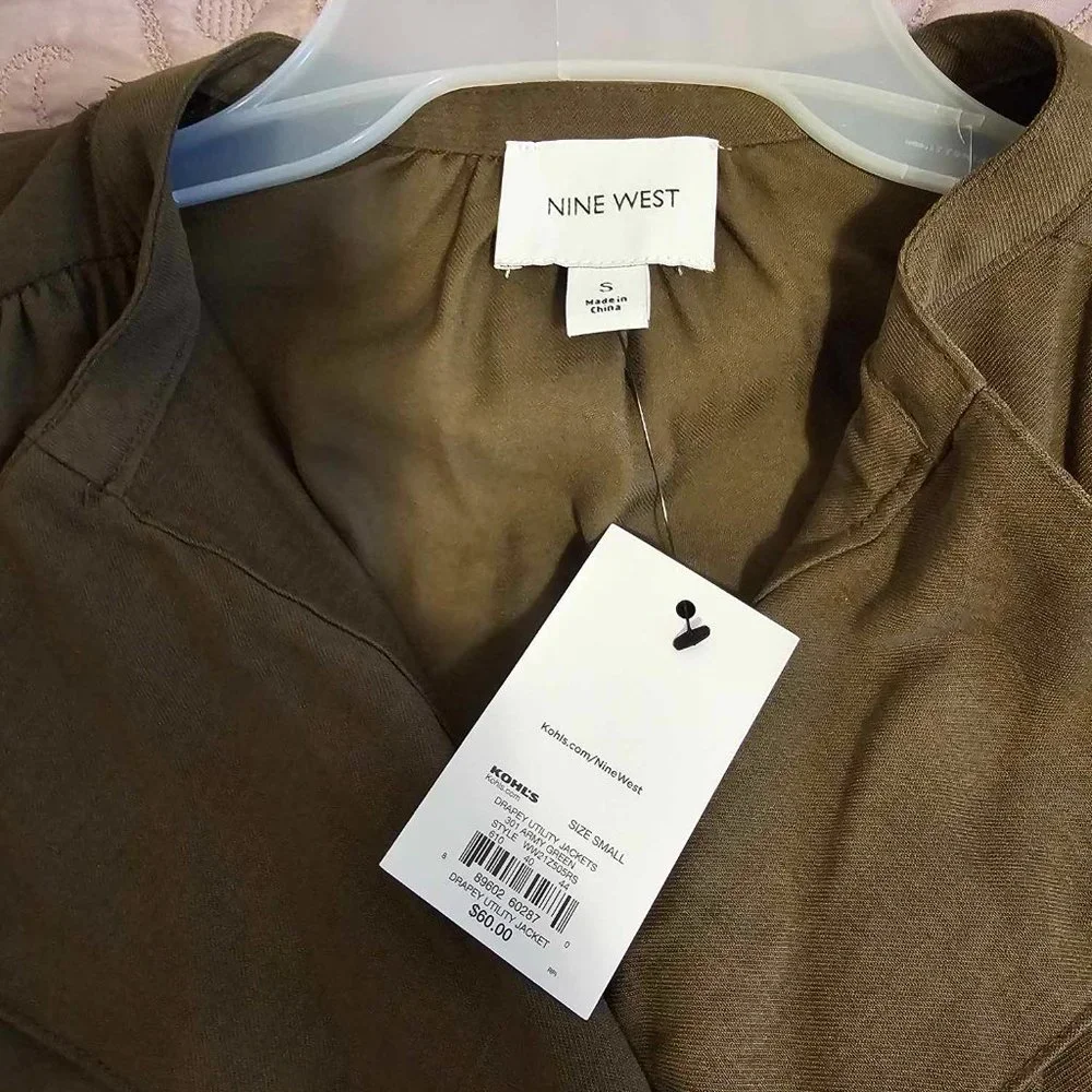 Nine west utility jackets women's size small - Picture 2 of 8